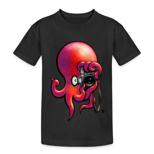 Poulparazzi - Le paparazzi des fonds marins - T-shirt coton épais ado