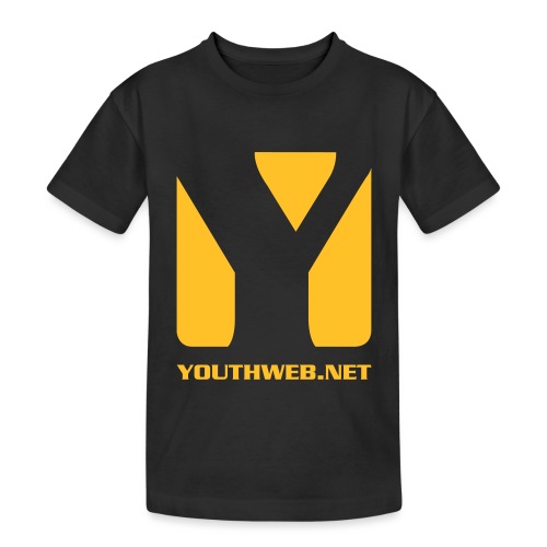 yw_LogoShirt_yellow - Teenager Heavy Cotton T-Shirt