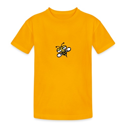 Be happy as a bee or wasp - Teenager Heavy Cotton T-Shirt