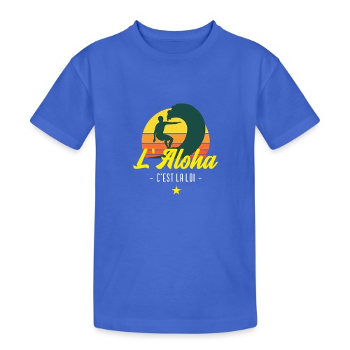 L'ALOHA C'EST LA LOI ! (SURF) - T-shirt coton épais ado