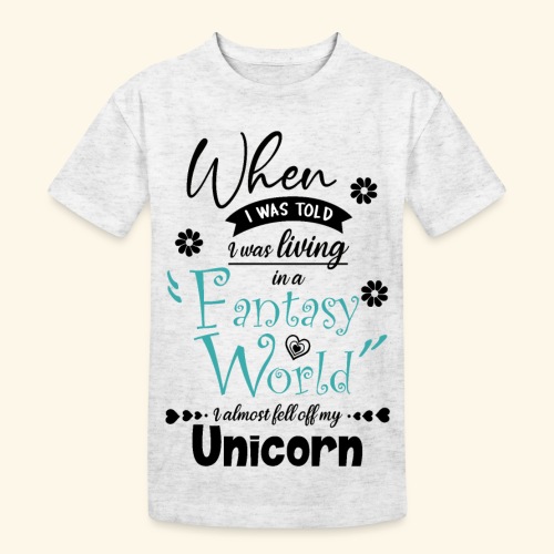 Mundo de fantasía - Camiseta de algodón de alto gramaje para adolescentes