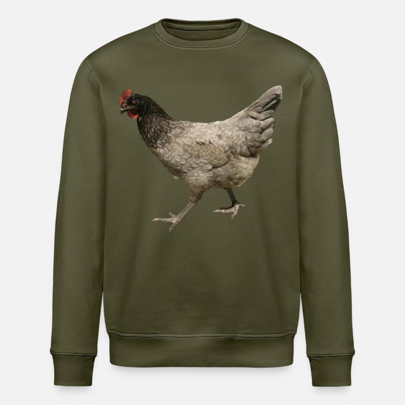 graues Huhn - Stanley/Stella Unisex Bio-Sweatshirt ROLLER - Khaki