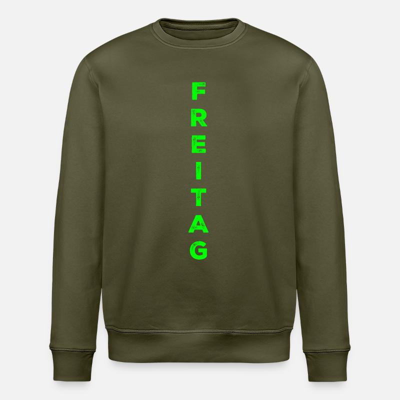 Vendredi - vert Sweat bio ROLLER Stanley/Stella Unisexe