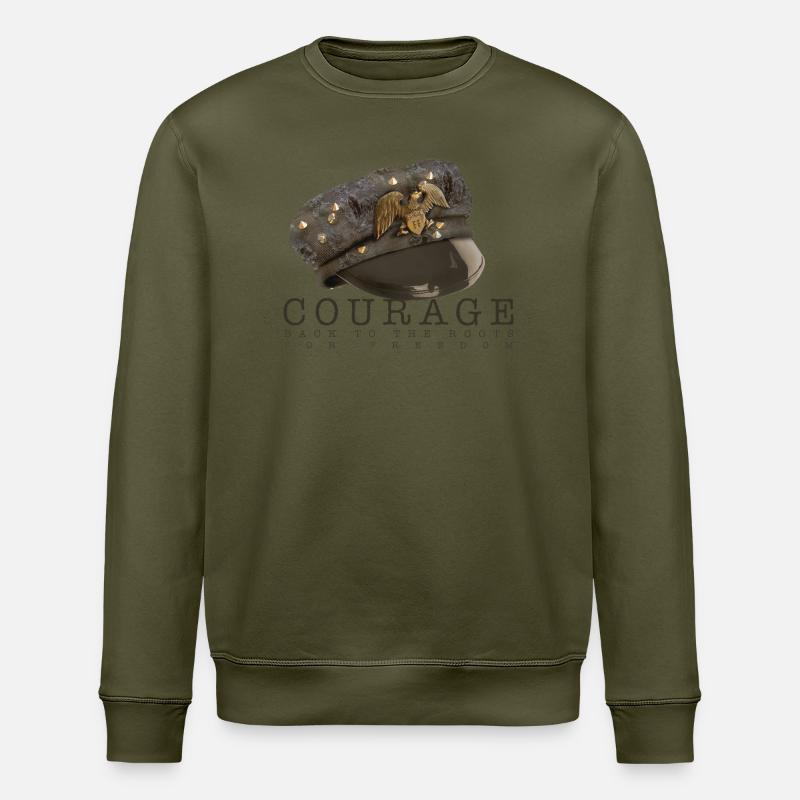 COURAGE POUR LA LIBERTÉ - Sweat bio ROLLER Stanley/Stella Unisexe - kaki