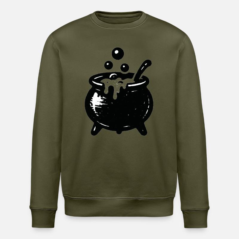 Hexenkessel Blubberzauber - Stanley/Stella Unisex Bio-Sweatshirt ROLLER - Khaki