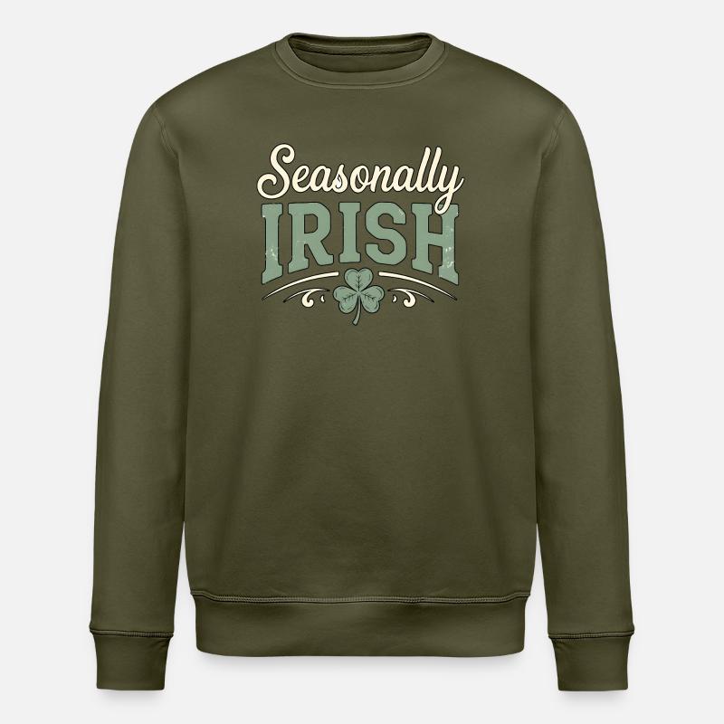 Saisonal irisch - Stanley/Stella Unisex Bio-Sweatshirt ROLLER - Khaki