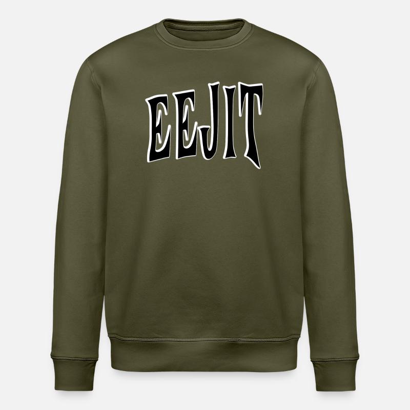EEJIT – Style d’argot irlandais - Sweat bio ROLLER Stanley/Stella Unisexe - kaki