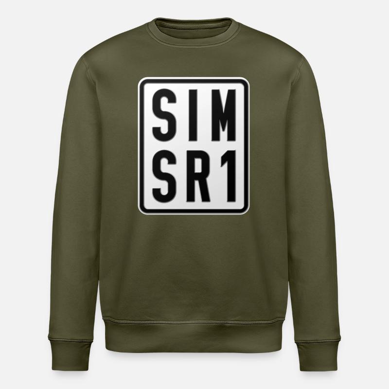 Plaque d’immatriculation du cyclomoteur Simson SR1 - Sweat bio ROLLER Stanley/Stella Unisexe - kaki
