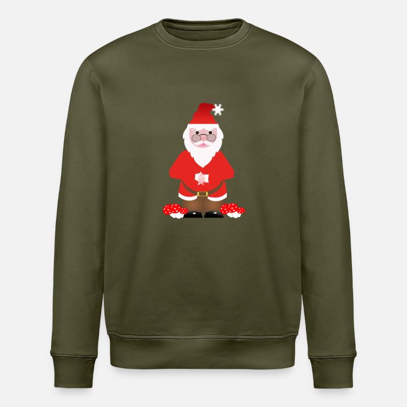 Weihnachtsmann - Stanley/Stella Unisex Bio-Sweatshirt ROLLER - Khaki