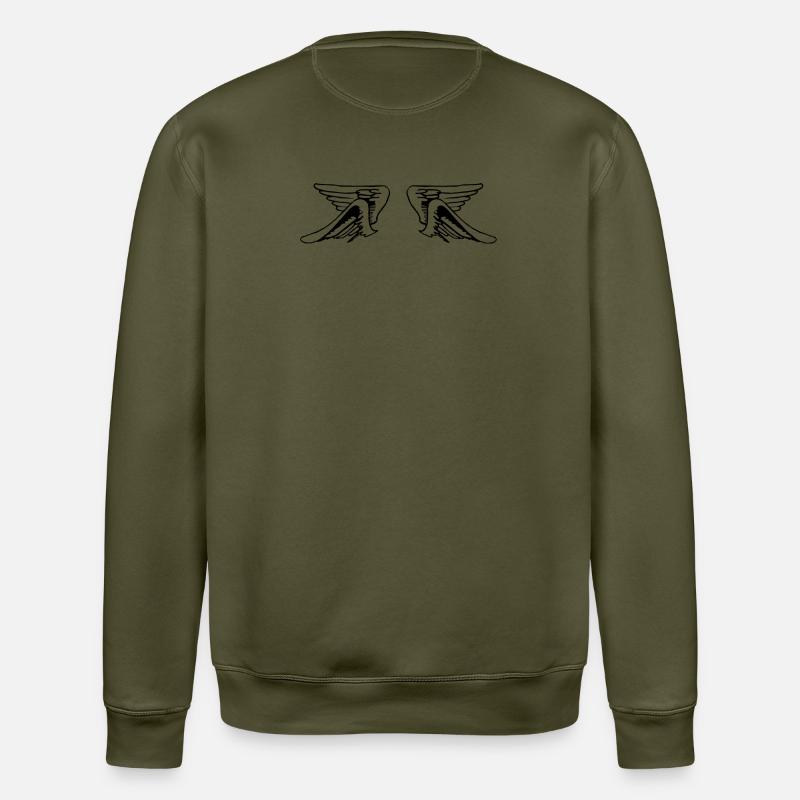 Design 15 (Flügelset, eng) - Stanley/Stella Unisex Bio-Sweatshirt ROLLER - Khaki