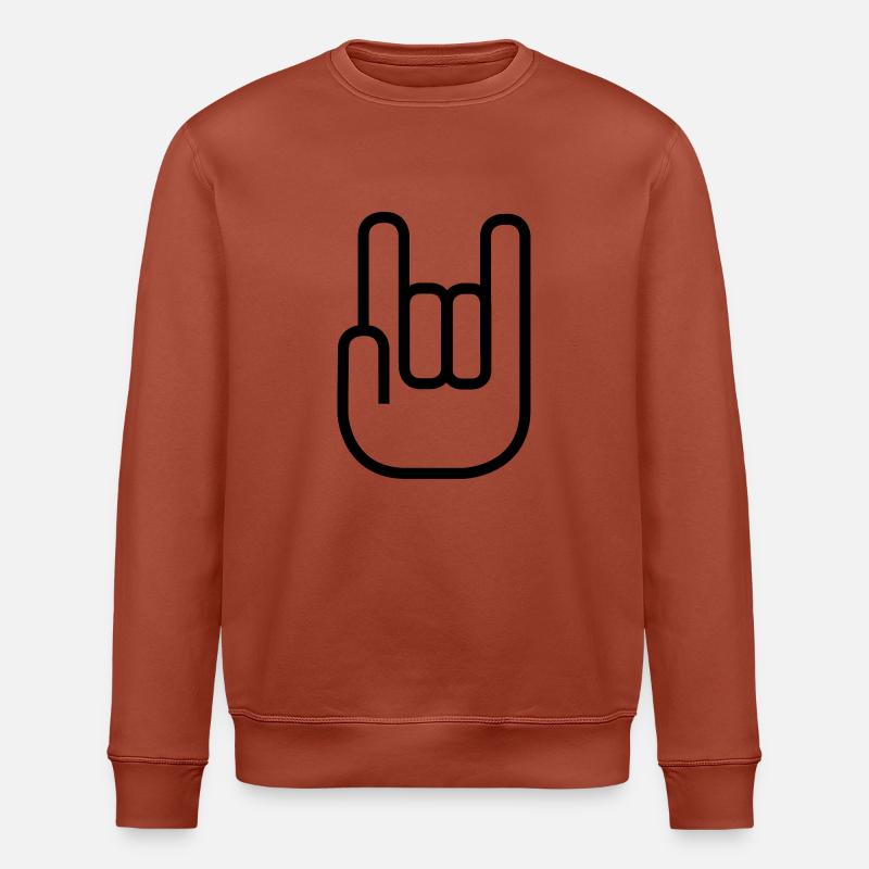 Rockhand - Stanley/Stella Unisex Bio-Sweatshirt ROLLER - Terrakotta