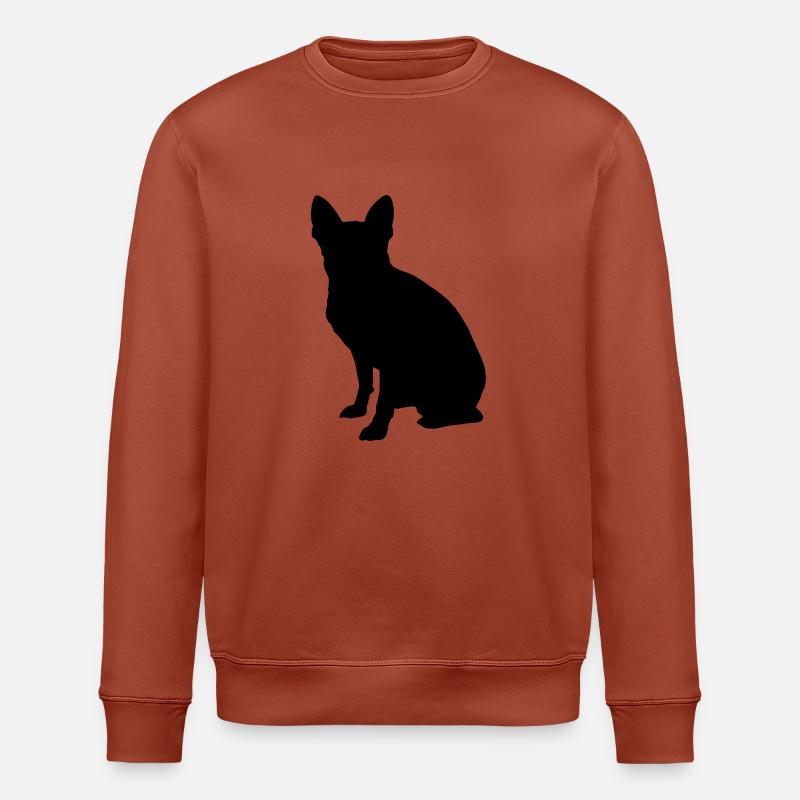 Vector dog Silhouette - Sweat bio ROLLER Stanley/Stella Unisexe - terracotta