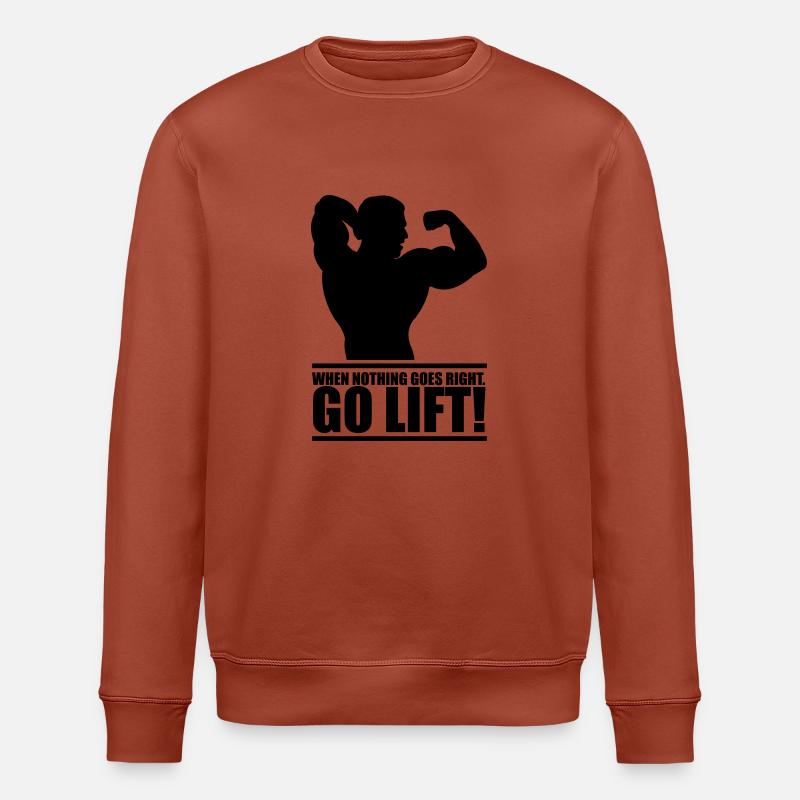 go_lift - Sweat bio ROLLER Stanley/Stella Unisexe - terracotta