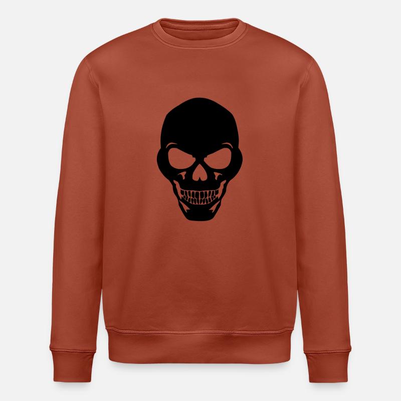 skull_01 - Sweat bio ROLLER Stanley/Stella Unisexe - terracotta