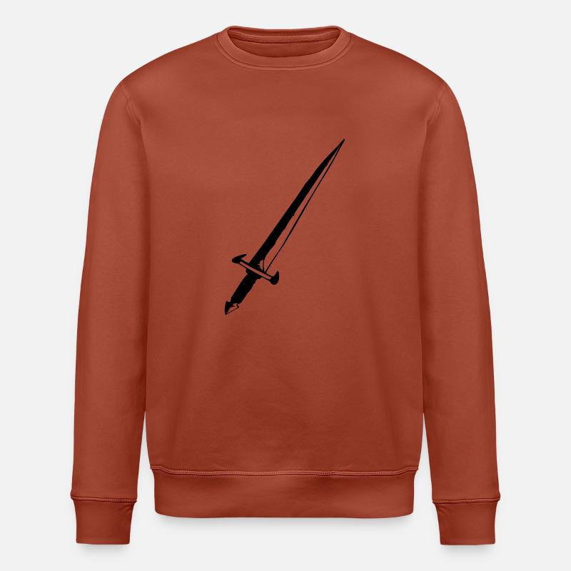 schwert_01 - Stanley/Stella Unisex Bio-Sweatshirt ROLLER - Terrakotta