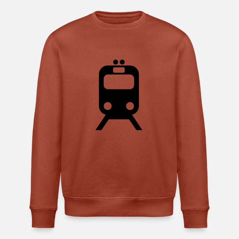 Rail transportation - Stanley/Stella ROLLER Unisex Organic Sweatshirt - heritage brown