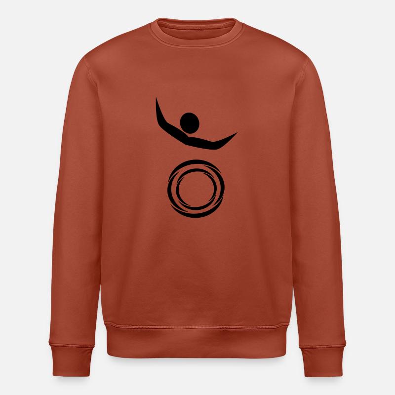 Rollstuhltanz - Stanley/Stella Unisex Bio-Sweatshirt ROLLER - Terrakotta