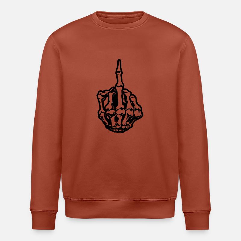 middlefinger_skull_01 Stanley/Stella Unisex Bio-Sweatshirt ROLLER