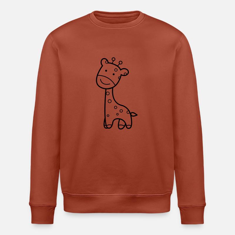 giraffe - Stanley/Stella Unisex Bio-Sweatshirt ROLLER - Terrakotta