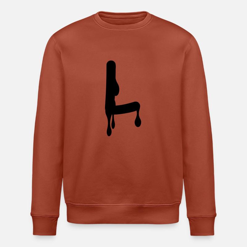 l_comic_graffiti - Stanley/Stella Unisex Bio-Sweatshirt ROLLER - Terrakotta