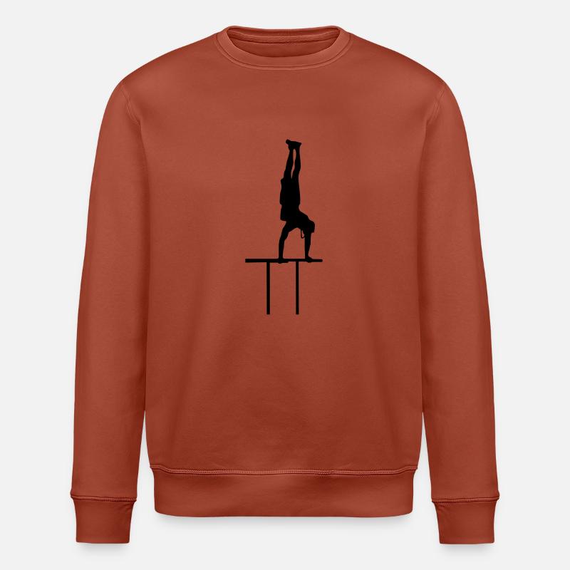 handstand strengh - Stanley/Stella Unisex Bio-Sweatshirt ROLLER - Terrakotta
