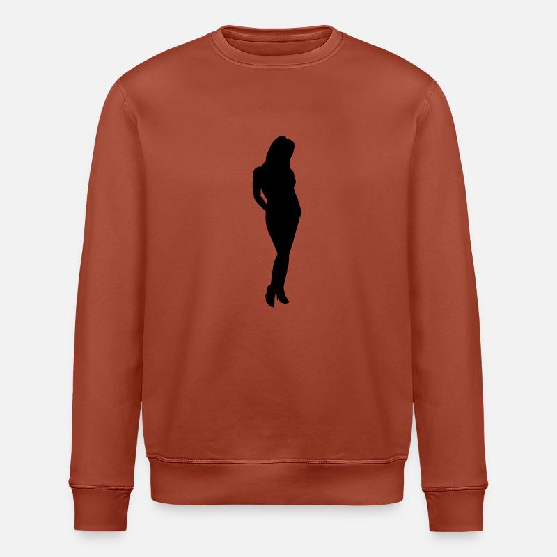 Silhouette silhouette silhouette - Sweat bio ROLLER Stanley/Stella Unisexe - terracotta