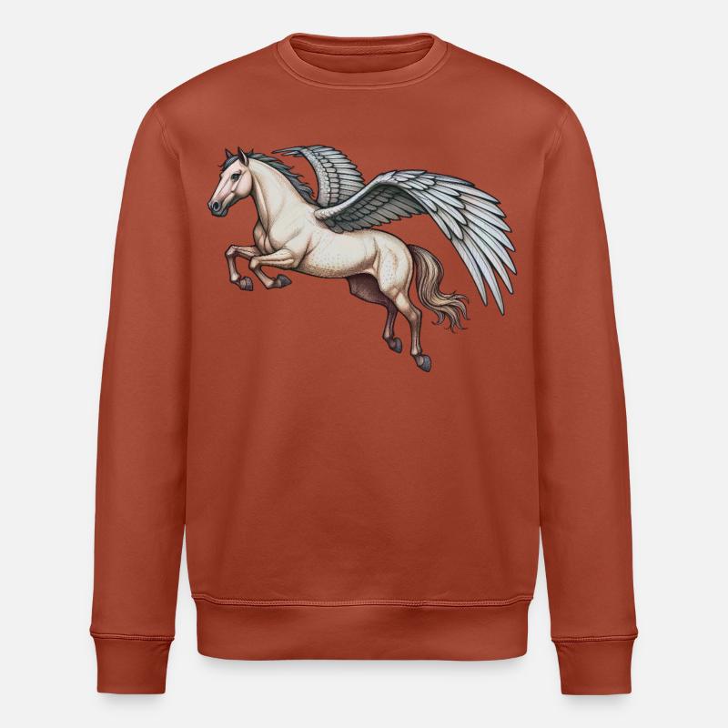 PEGASUS – Tiere - Stanley/Stella Unisex Bio-Sweatshirt ROLLER - Terrakotta