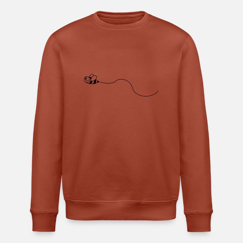 biene_1c - Stanley/Stella Unisex Bio-Sweatshirt ROLLER - Terrakotta