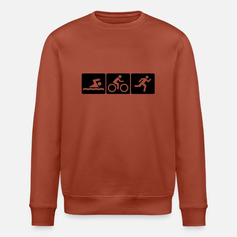 Triathlon - Stanley/Stella Unisex Bio-Sweatshirt ROLLER - Terrakotta