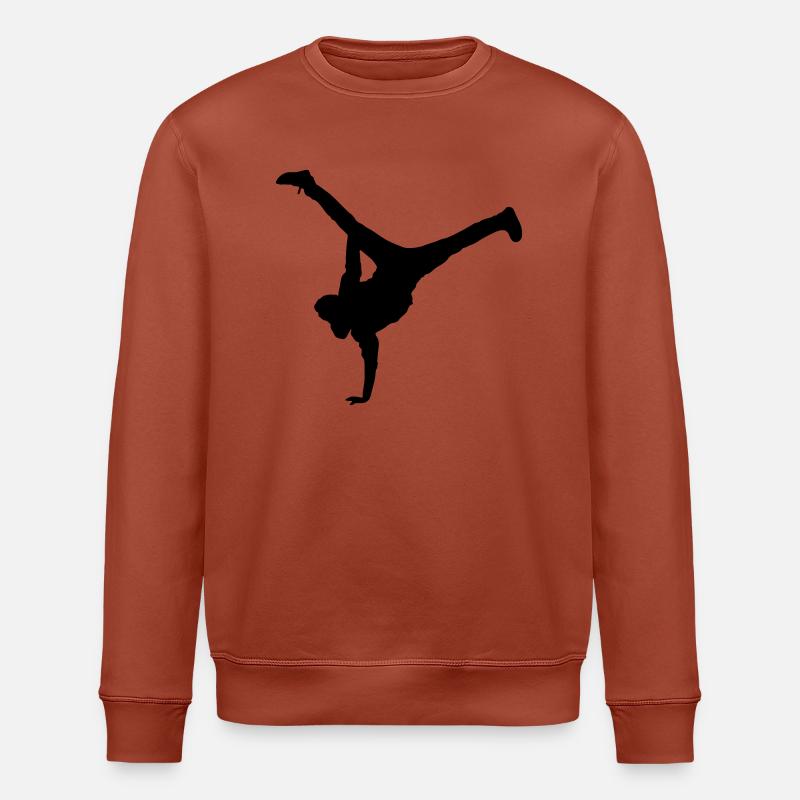 breakdance move - Stanley/Stella Unisex Bio-Sweatshirt ROLLER - Terrakotta