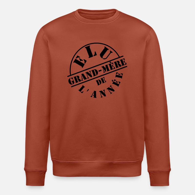 Élu grand mère - Sweat bio ROLLER Stanley/Stella Unisexe - terracotta