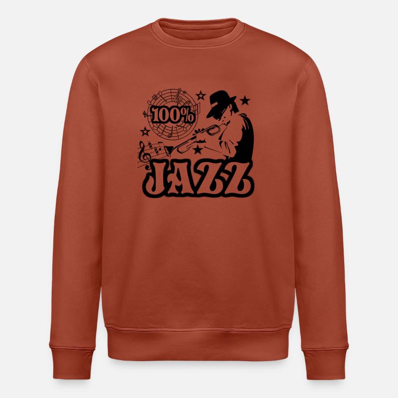 100% jazz - Sweat bio ROLLER Stanley/Stella Unisexe - terracotta