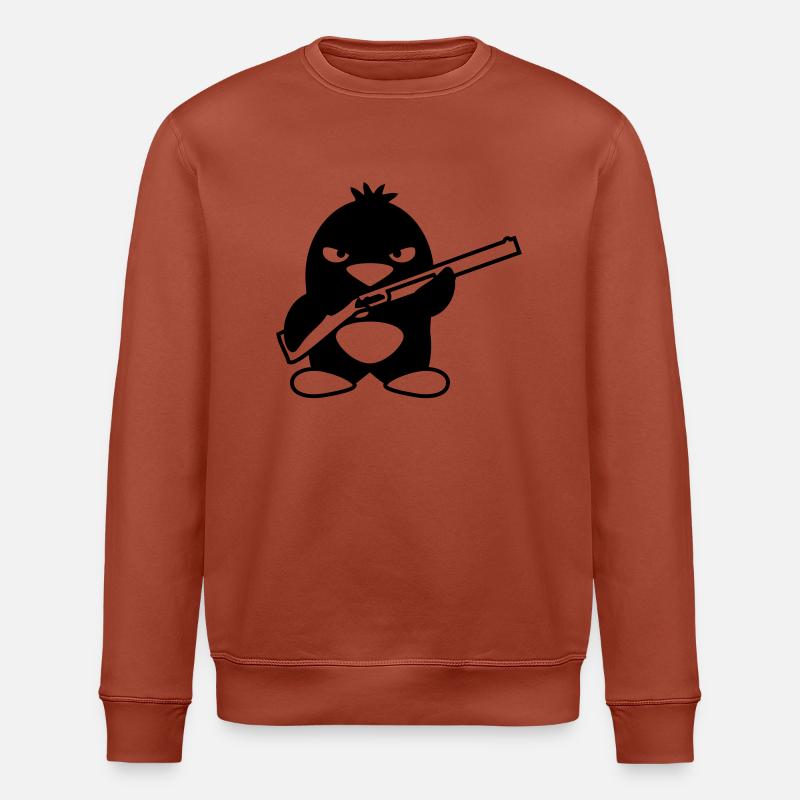 Shotgun Penguin - Sweat bio ROLLER Stanley/Stella Unisexe - terracotta