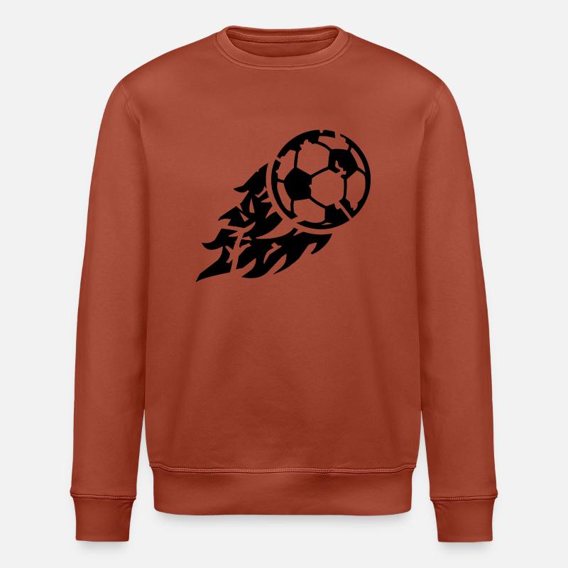 fire_soccer_ball_bx1 - Sweat bio ROLLER Stanley/Stella Unisexe - terracotta