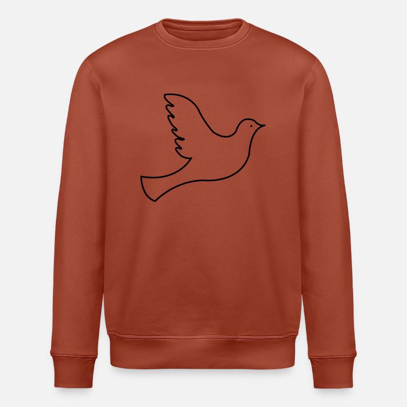 taube1 - Stanley/Stella ROLLER Unisex Organic Sweatshirt - heritage brown