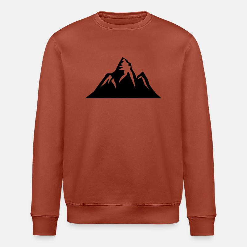 mountain - Stanley/Stella Unisex Bio-Sweatshirt ROLLER - Terrakotta