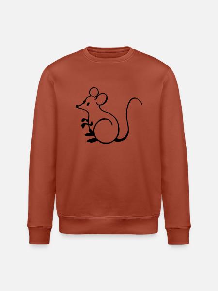 Mice - Stanley/Stella ROLLER Unisex Organic Sweatshirt - heritage brown