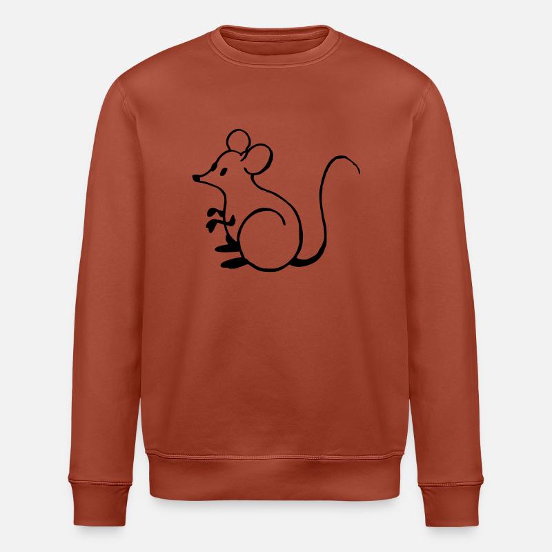 Mice - Stanley/Stella ROLLER Unisex Organic Sweatshirt - heritage brown