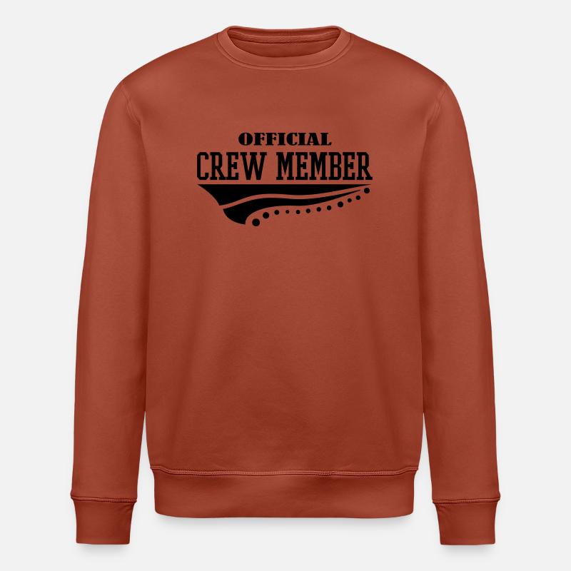official_crew_member_01 - Stanley/Stella Unisex Bio-Sweatshirt ROLLER - Terrakotta