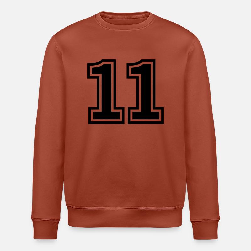number_elf - Stanley/Stella Unisex Bio-Sweatshirt ROLLER - Terrakotta