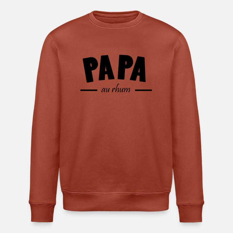 papa au rhum - Sweat bio ROLLER Stanley/Stella Unisexe - terracotta
