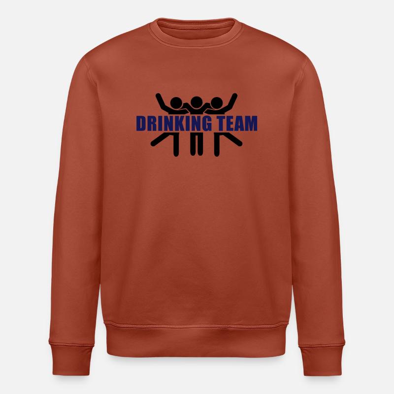 drinking_team__f2 - Sweat bio ROLLER Stanley/Stella Unisexe - terracotta