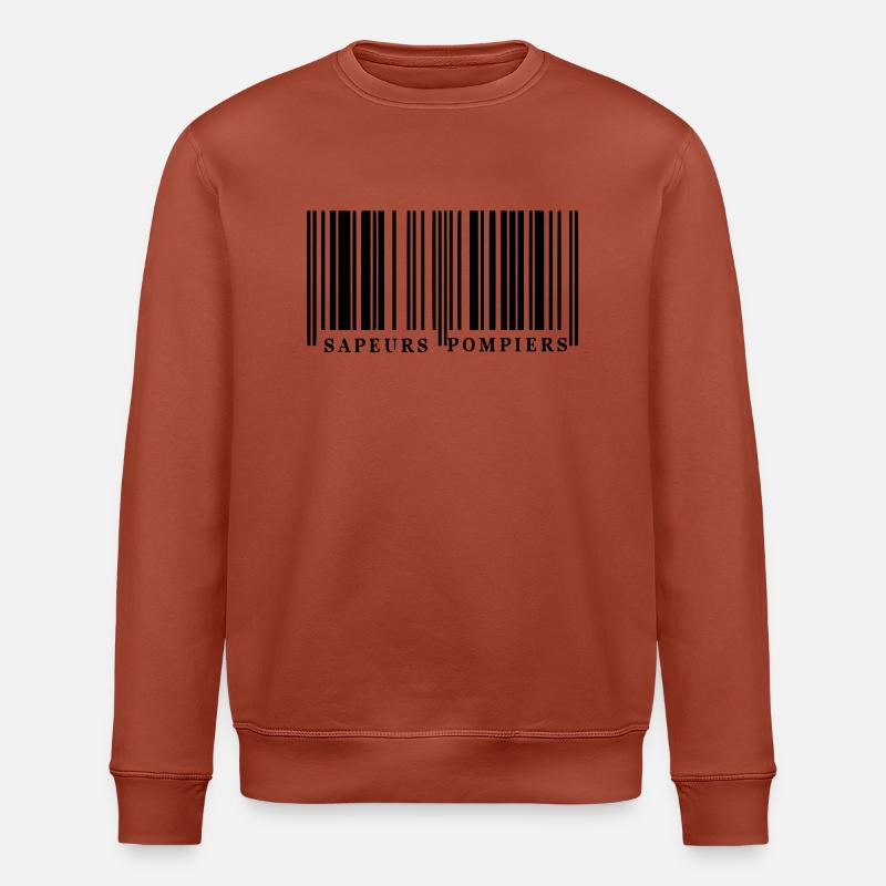 Barcode SP1 - Stanley/Stella Unisex Bio-Sweatshirt ROLLER - Terrakotta
