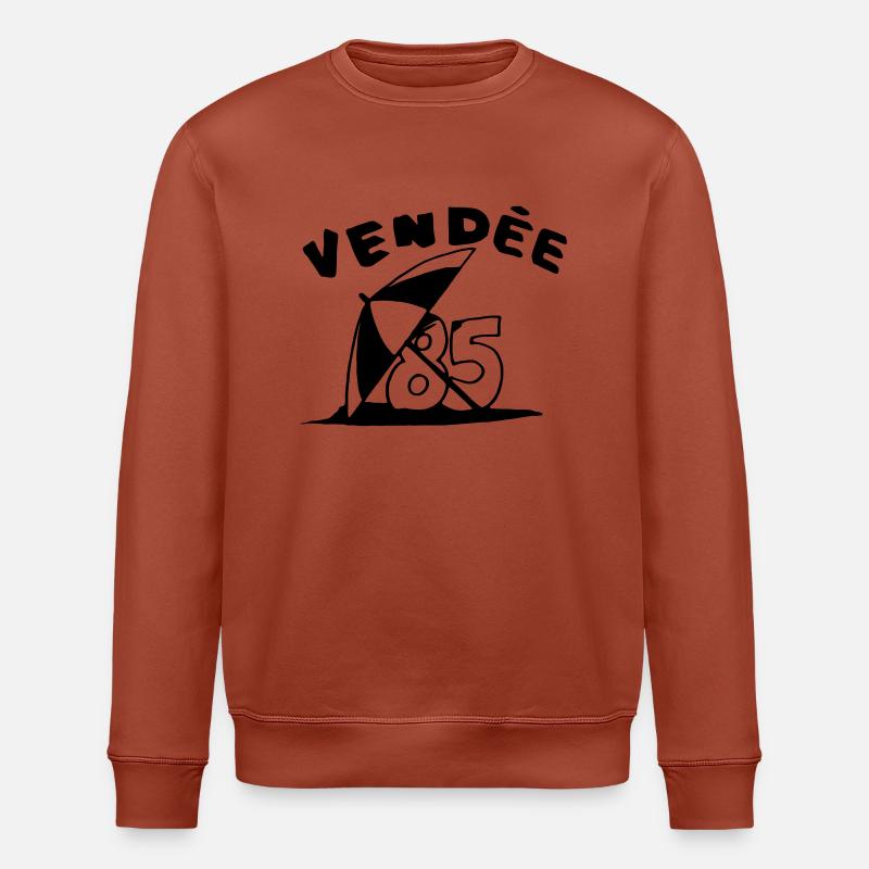 Vendee 85 . P.A.P - Sweat bio ROLLER Stanley/Stella Unisexe - terracotta