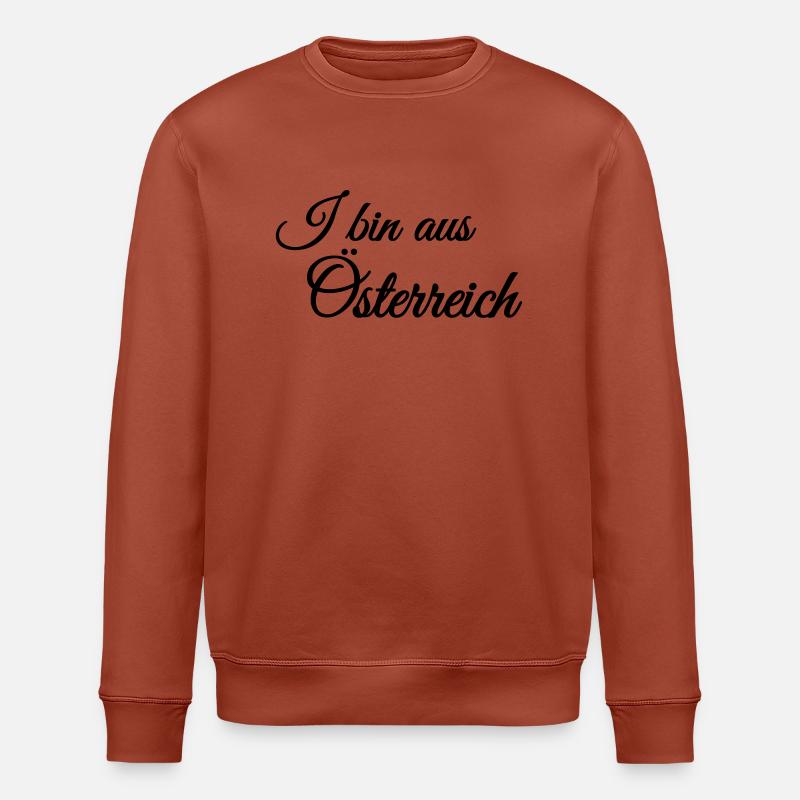 I bin aus Österreich - Stanley/Stella Unisex Bio-Sweatshirt ROLLER - Terrakotta