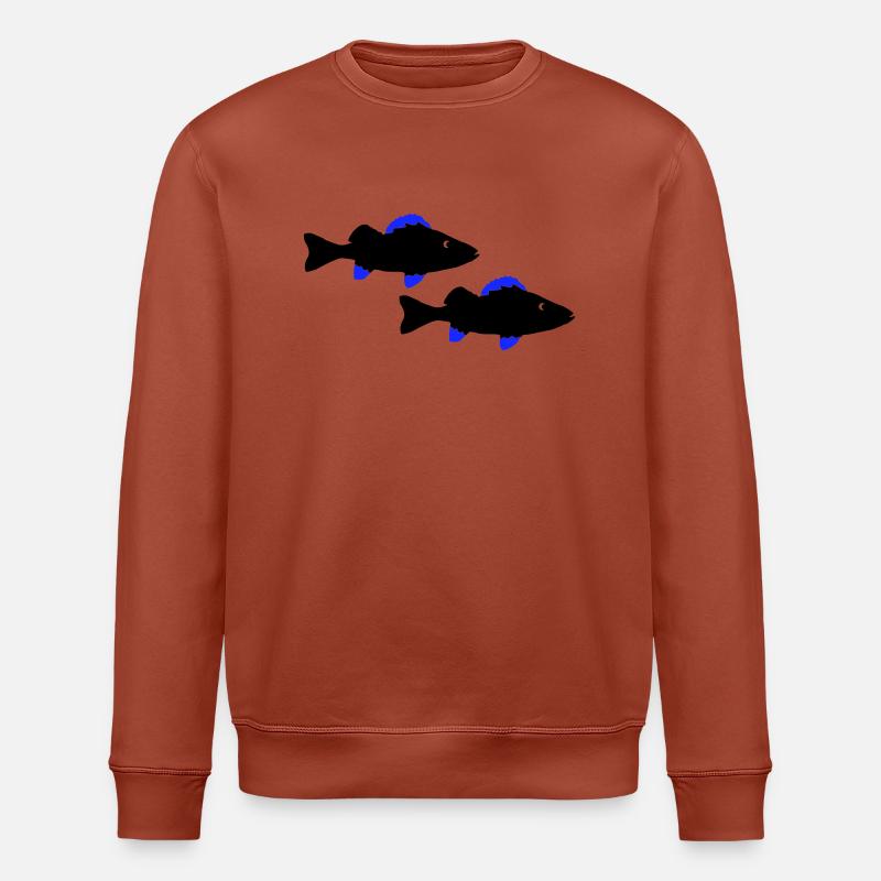 Poisson perche - Sweat bio ROLLER Stanley/Stella Unisexe - terracotta