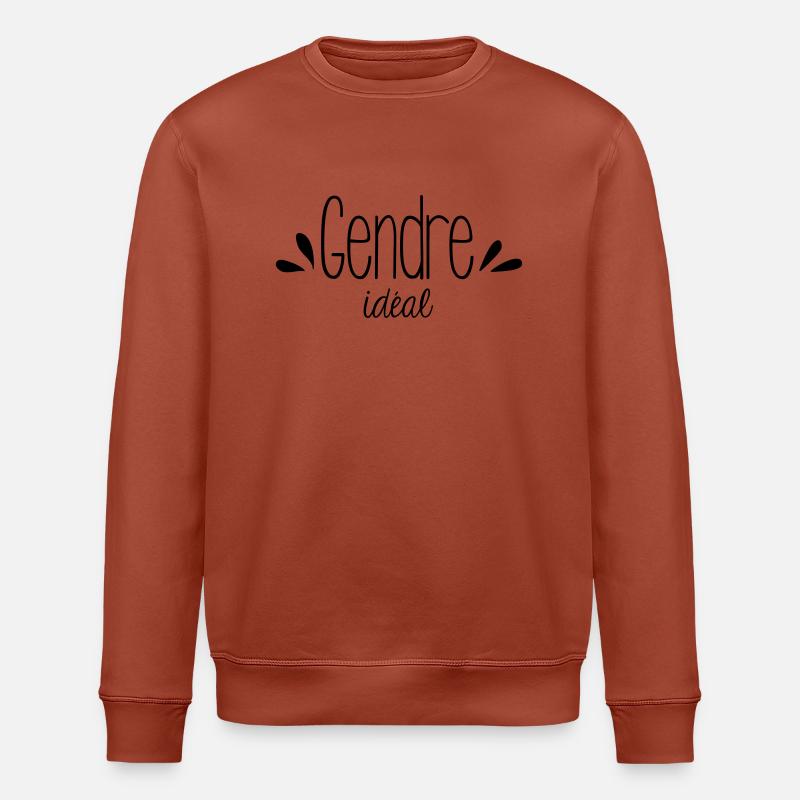 Gendre idéal - Sweat bio ROLLER Stanley/Stella Unisexe - terracotta