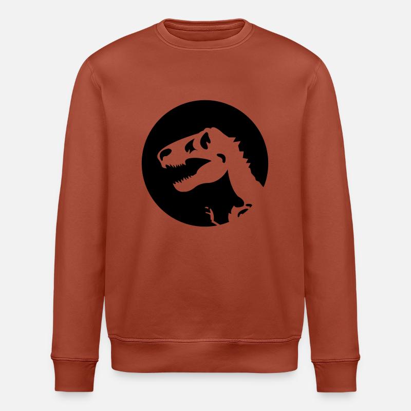 dino_skelett - Sweat bio ROLLER Stanley/Stella Unisexe - terracotta