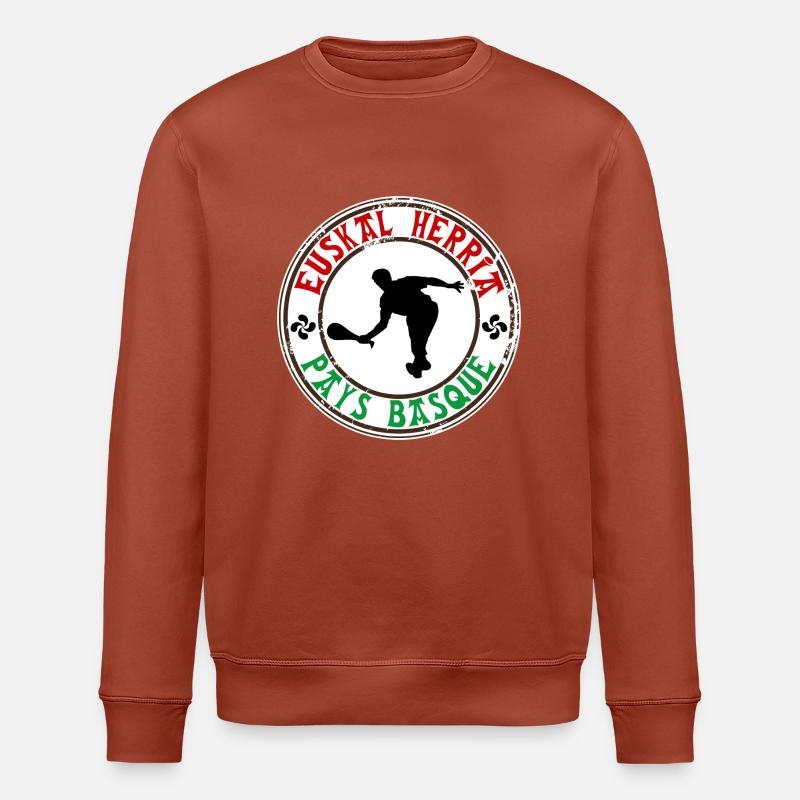 pelote basque 03 - Sweat bio ROLLER Stanley/Stella Unisexe - terracotta
