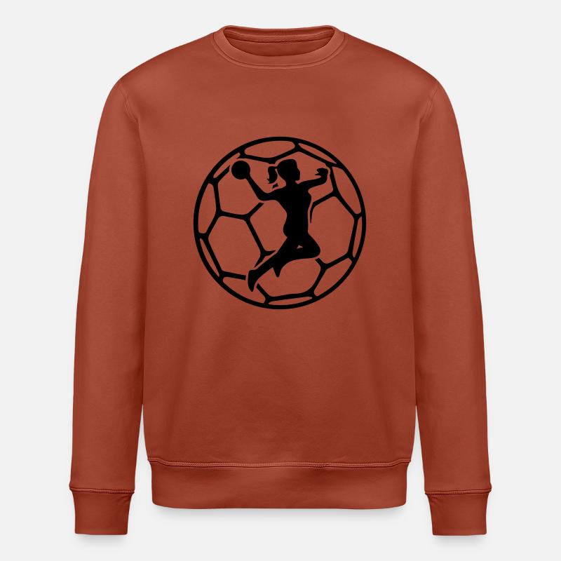 handball dame - Stanley/Stella Unisex Bio-Sweatshirt ROLLER - Terrakotta
